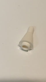 NEU 1 x 1 Kegel umgedreht mit Stange weiß