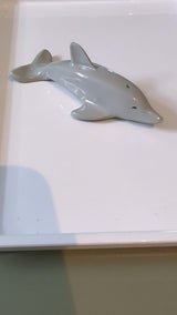Delfin mit normaler Verbindung und Achshalter althellgrau