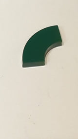 NEU 2 x 2 Fliese, runde Ecke Makkaroni dunkelgrün