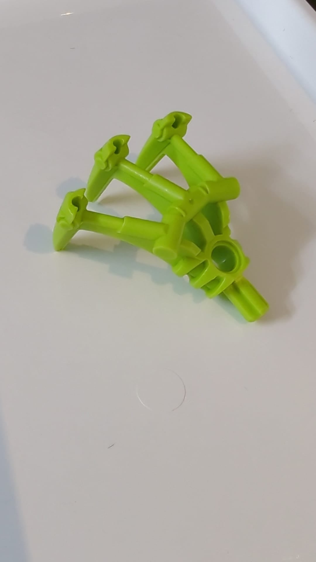 Bionicle-Klaue mit Achse lindgrün