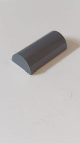 2x4 Bogenstein gebogen Doppellatte mit Nut neudunkelgrau