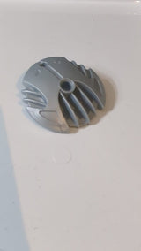 5x5 Bionicle-Waffe Schild mit 7 Flossen pearl hellgrau