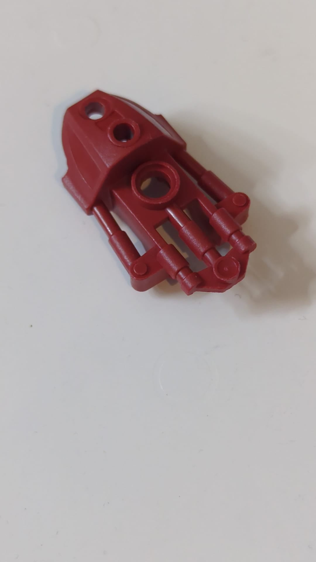 Bionicle Toa Inika Oberschenkelabdeckung dunkelrot