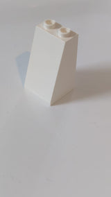 2x2x3 Dachstein 73° mit hohle Noppen weiß