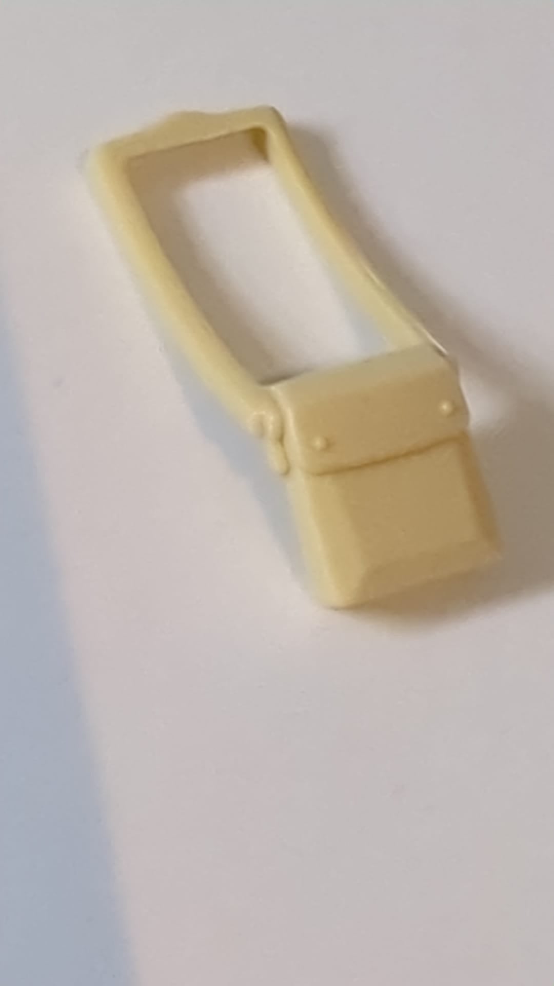 NEU Minifigur, Utensilientasche (Umhängetasche) beige