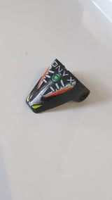 Technic Throwbot Visier mit RoboRider Onyx-Muster schwarz