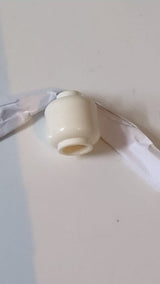 Minifigur Kopf "einfach" (ohne Gesicht) weiß