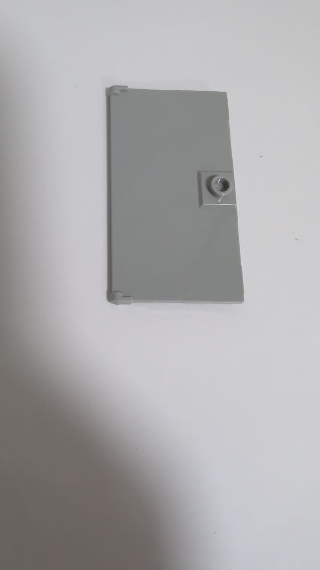 1x4x6 Glastür mit Griff neuhellgrau
