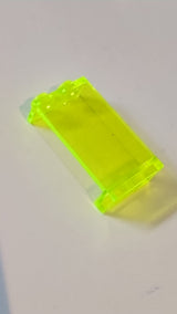 1x2x3 Paneel  - Massive Ständer transparent neongrün