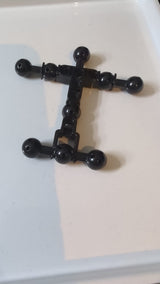 Hero Factory Torso, mittelgroß mit 9 Kugelgelenken schwarz