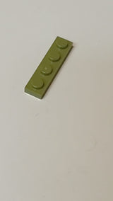 NEU 1 x 4 Platte olivgrün