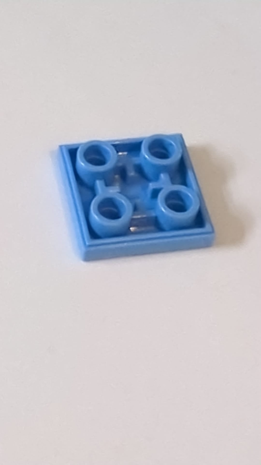 2x2 Fliese modifiziert invertiert mittelblau
