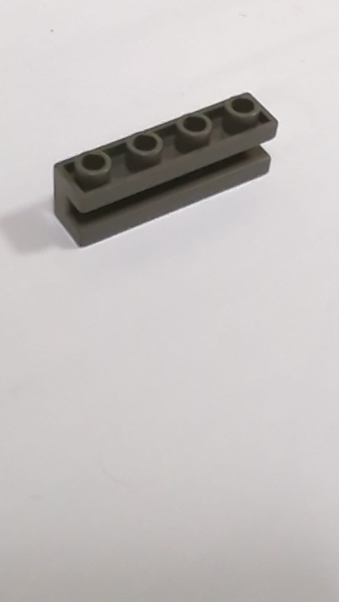1x4 modifizierter Stein mit Rille altdunkelgrau