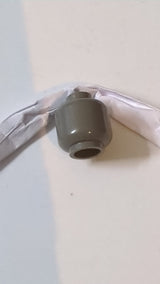 Minifigur Kopf "einfach" (ohne Gesicht) altdunkelgrau