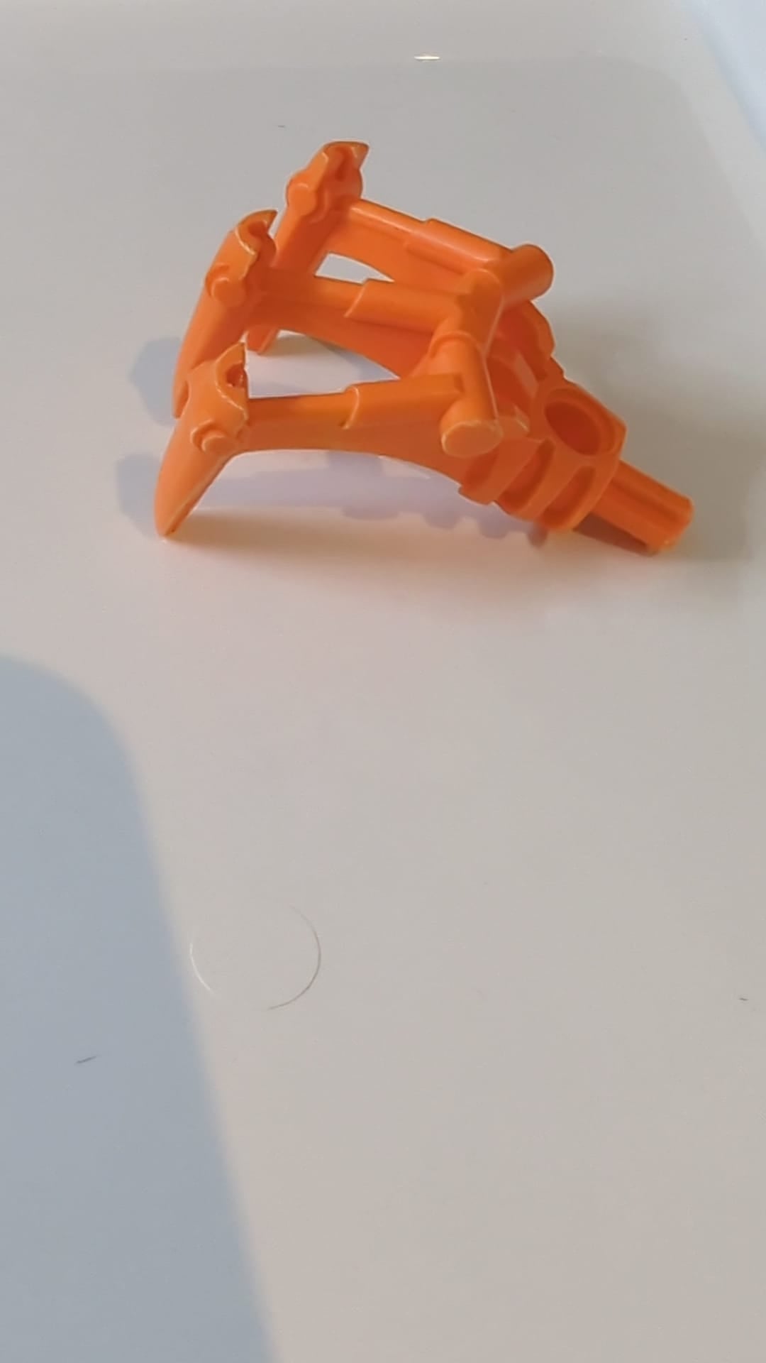 Bionicle-Klaue mit Achse orange