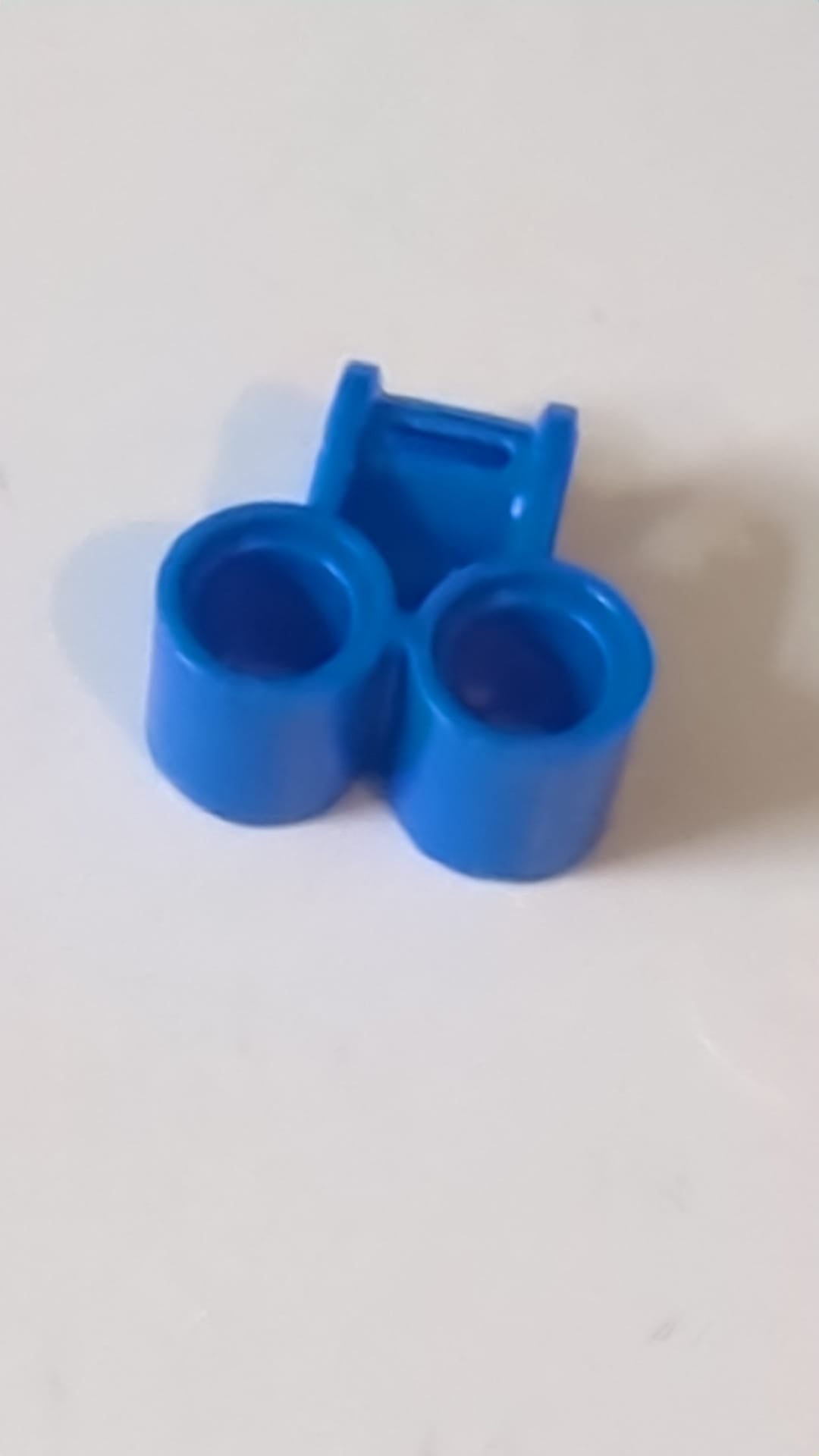 Technic, Achsen- und Stiftverbinder, senkrecht, doppelt blau