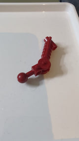 5x7 Bionicle Kugelgelenk Arm mit doppelter Achsbohrung bei 90 Grad dunkelrot