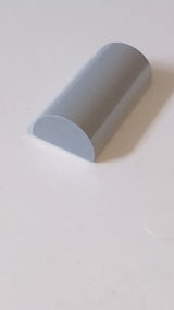 2x4 Bogenstein Doppellatte mit Nut neuhellgrau
