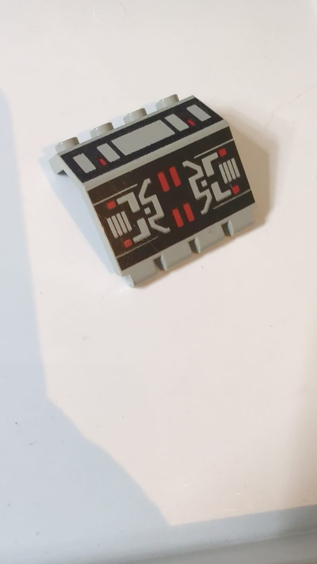 2x4x3 1/3 Paneel mit Scharnier mit M:Tron-Muster althellgrau