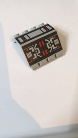 2x4x3 1/3 Paneel mit Scharnier mit M:Tron-Muster althellgrau