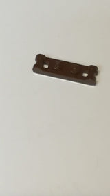 NEU 1 x 2 Platte, modifiziert  mit Griffstangen an den Enden dunkelbraun