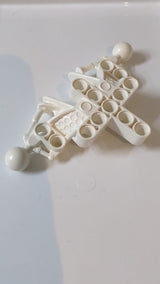 Bionicle Toa Inika Oberkörper / Schulterbereich weiß