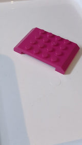 6x4x2/3 Keil 45 doppelt magenta