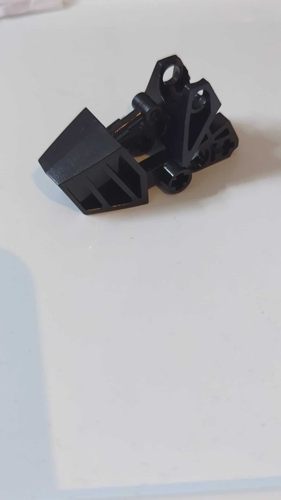 3x6x2 1/3 Bionicle-Fuß mit Kugelgelenkpfanne, quadratische Oberseite schwarz