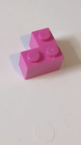 2x2 Eckstein knallpink (dunkelpink)