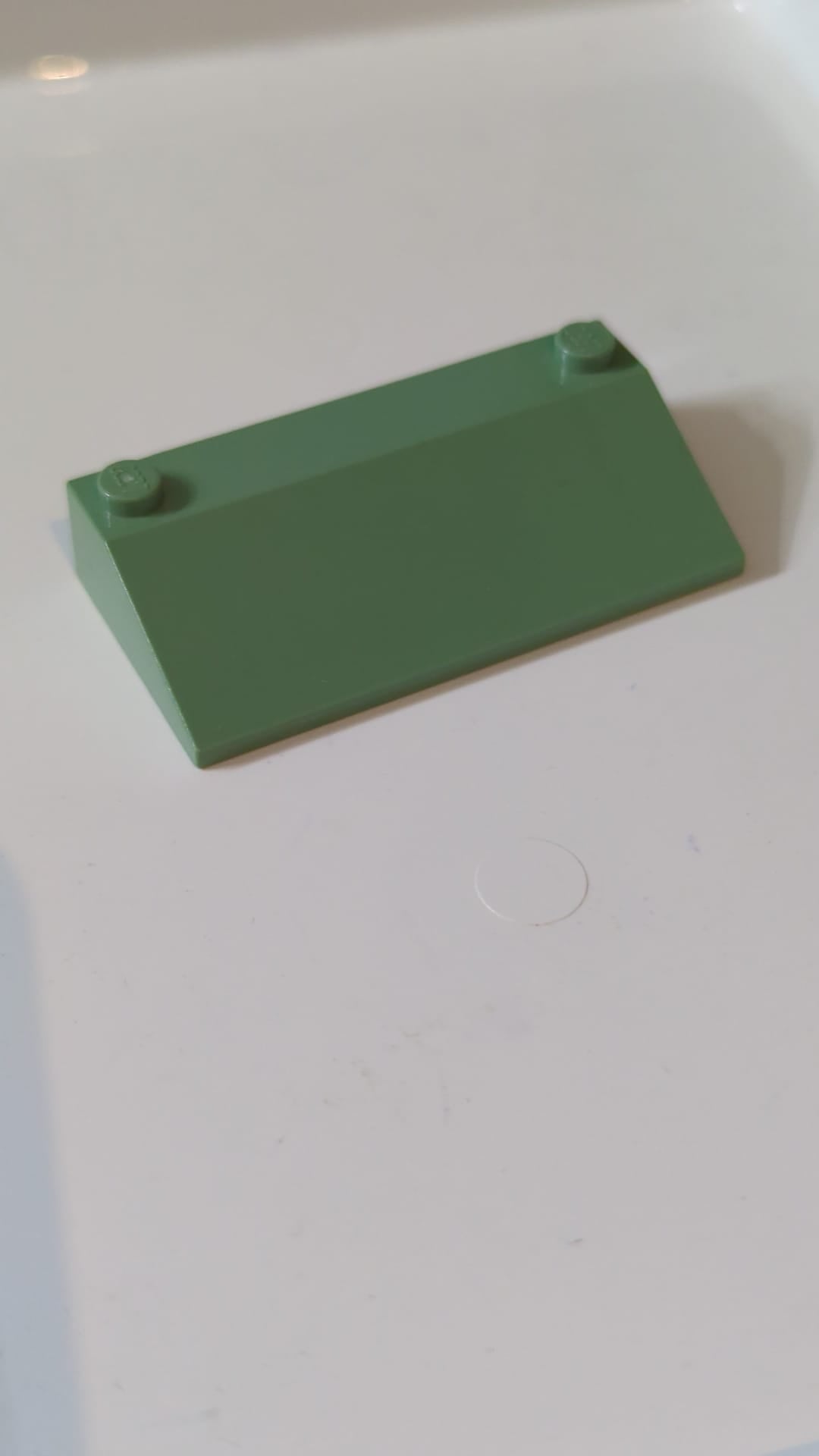 3x6 Schräge 33 mit Innenwänden sandgrün