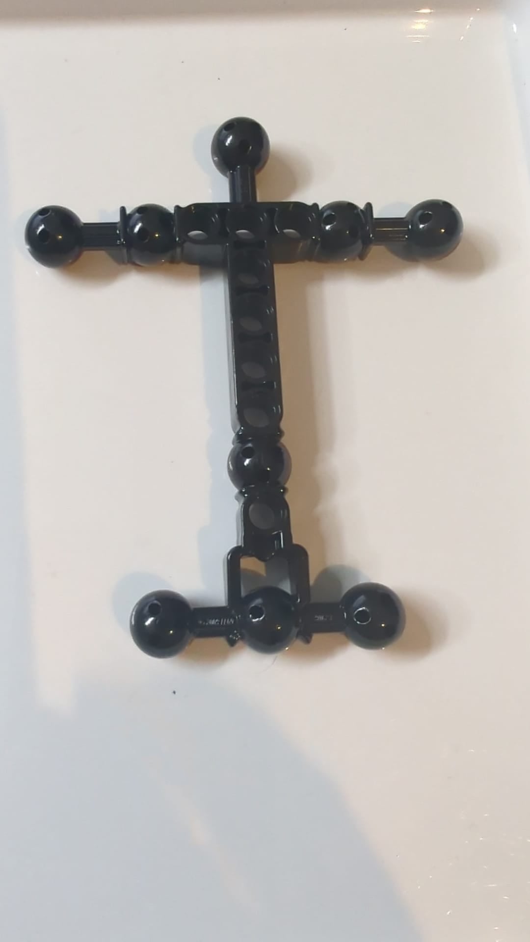Hero Factory Torso, groß mit 9 Kugelgelenken schwarz
