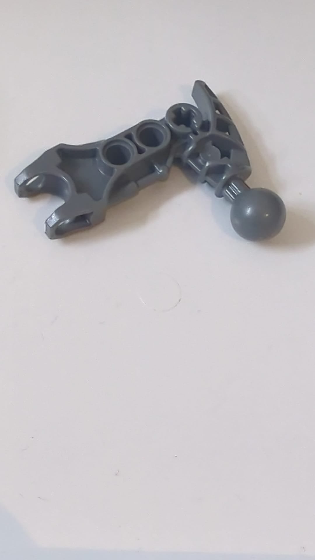 Bionicle-Arm Av-Matoran mit Kugelgelenk und Kugelpfanne neudunkelgrau