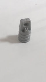 Scharnierzylinder 1x2 verriegelnd mit 1 Finger und Achsloch an den Enden ohne Schlitze neuhellgrau