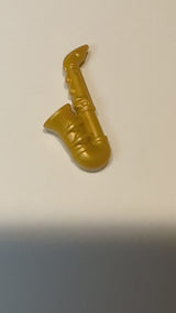 NEU Minifigur, Zubehör – Musikinstrument, Saxophon pearlgold