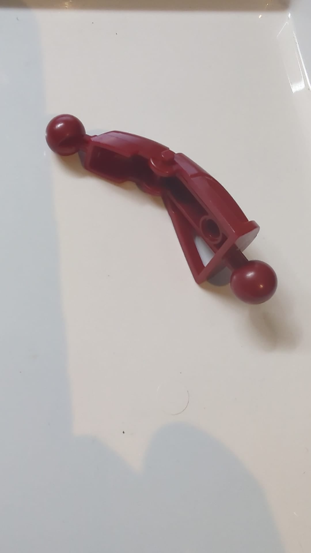 Bionicle Toa Nuva Beinabschnitt dunkelrot