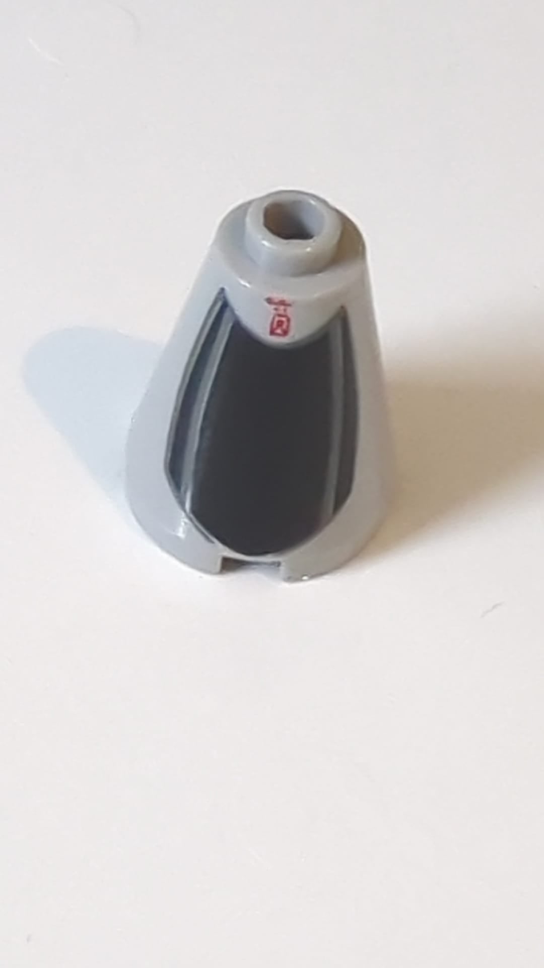 2x2x2 Kegel - Offener Bolzen mit B-Flügel-Cockpitmuster neuhellgrau