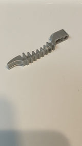 1x8 Projektilewerfer-Teil, Bionicle Thornax-Werfer Hälfte (Glatorian), Liftarm Ende pearl hellgrau