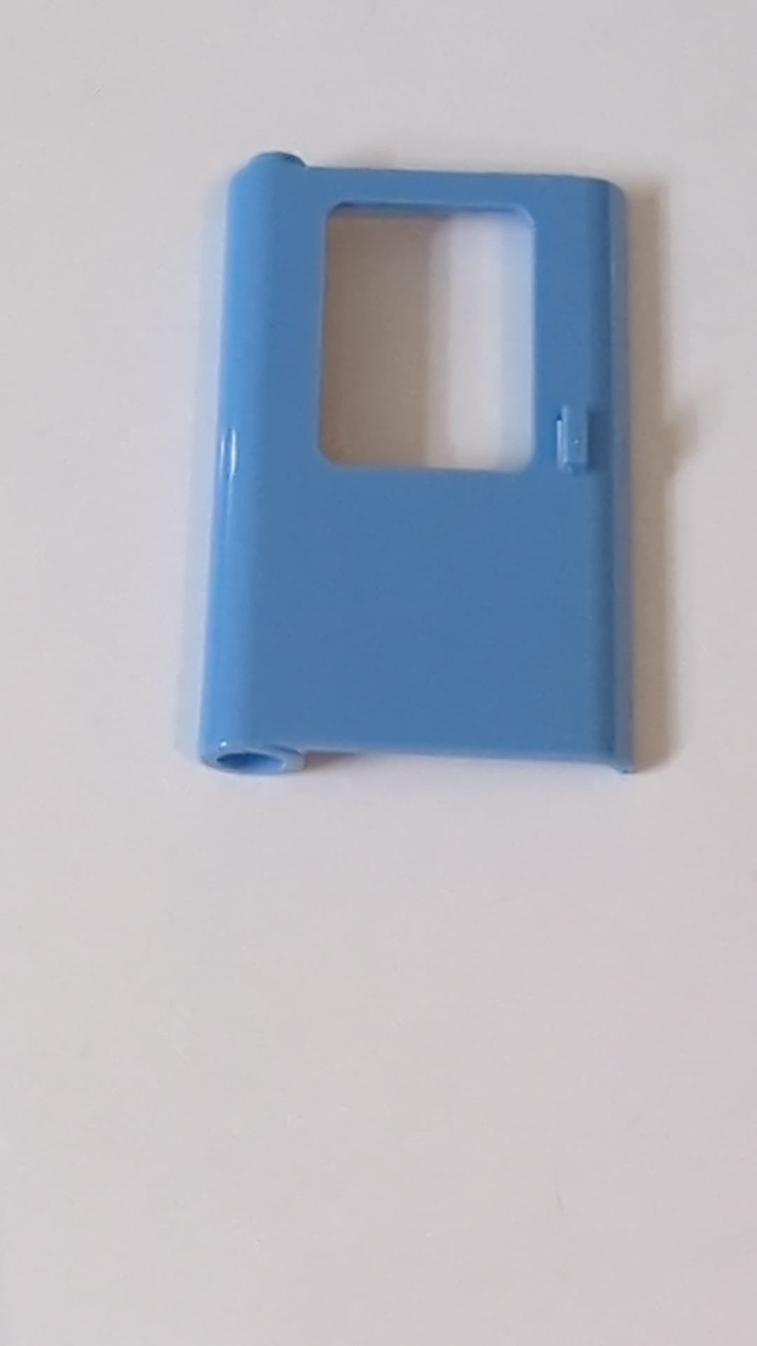 1x4x5 Tür Zug links, dünne Stütze unten mittelblau