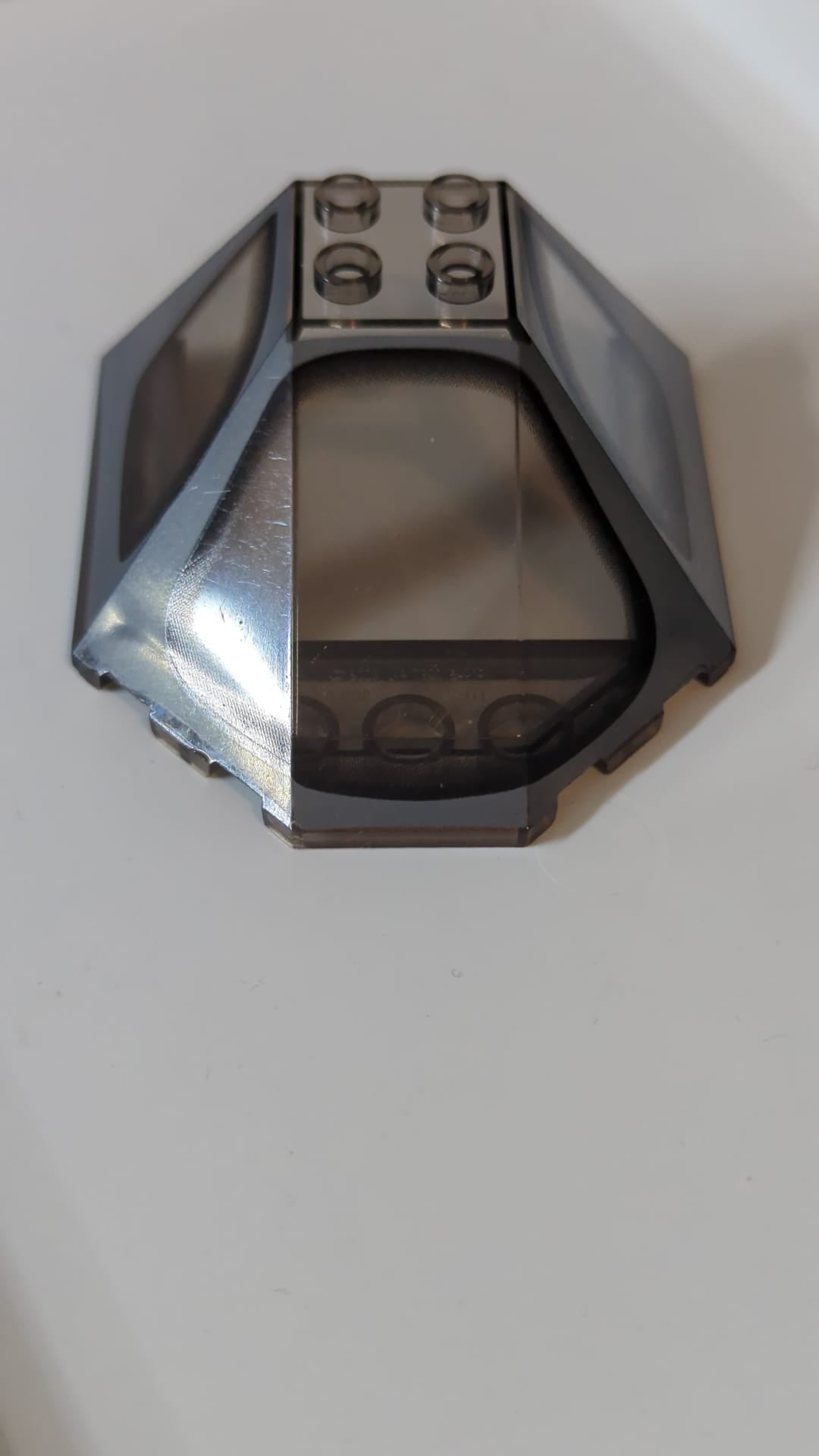 6x6x2 Windschutzscheibe (Cockpit-Haube) mit SW-Muster „General Grievous' Starfighter“ transparent braun (alt: schwarz)
