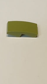 NEU Halbbogenstein 2 x 1 x 2/3 olivgrün
