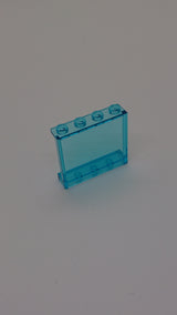NEU Paneel 1 x 4 x 3 mit seitl. Supports - hohle Noppen transparent hellblau