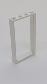 NEU Türrahmen 1 x 4 x 6 mit 2 Löchern oben und unten weiß