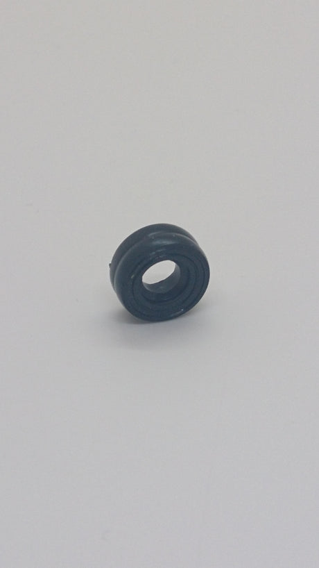 NEU Reifen 14mm D. x 4mm glatt klein einseitig mit Nummer, eingegossen an der Seite schwarz