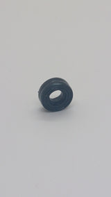 NEU Reifen 14mm D. x 4mm glatt klein einseitig mit Nummer, eingegossen an der Seite schwarz