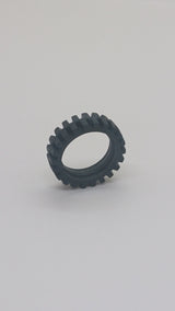 NEU Reifen 24mm D. x 7mm Offset - Band um das Zentrum schwarz