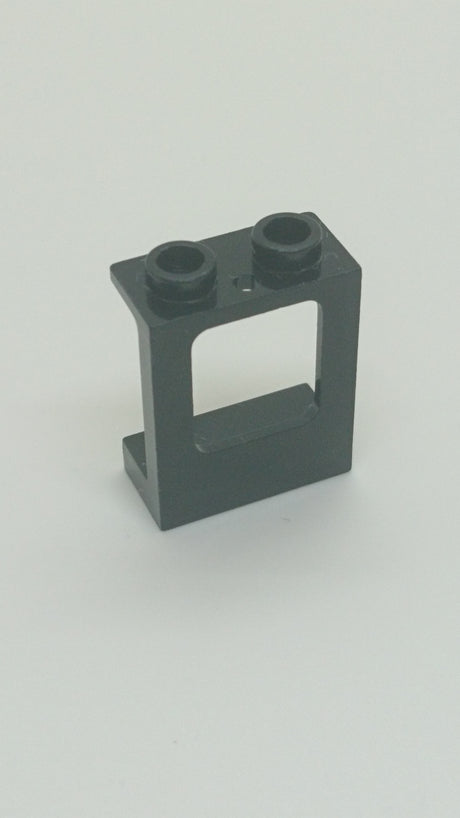 NEU Fenster 1 x 2 x 2 glatt, Loch oben und Unten für Glass schwarz