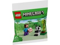 LEGO® Minecraft 30672 Steve mit Baby-Panda & Kikis Kokosnussattacke