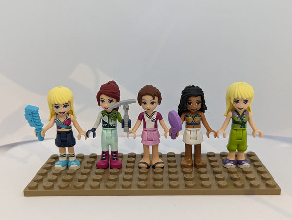 Bunte Tüte mit diesen 5 Minifiguren aus dem Bereich Friends