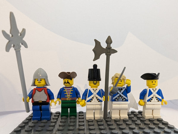 Bunte Tüte mit diesen 5 Minifiguren aus dem Bereich Castle Ritter