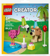 NEU LEGO® Creator 30715 Niedliche Tiere Feiern Geburtstag Polybag/Paperbag